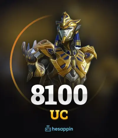 PUBG Mobile 8100 UC (TR) ID Sürpriz Paket